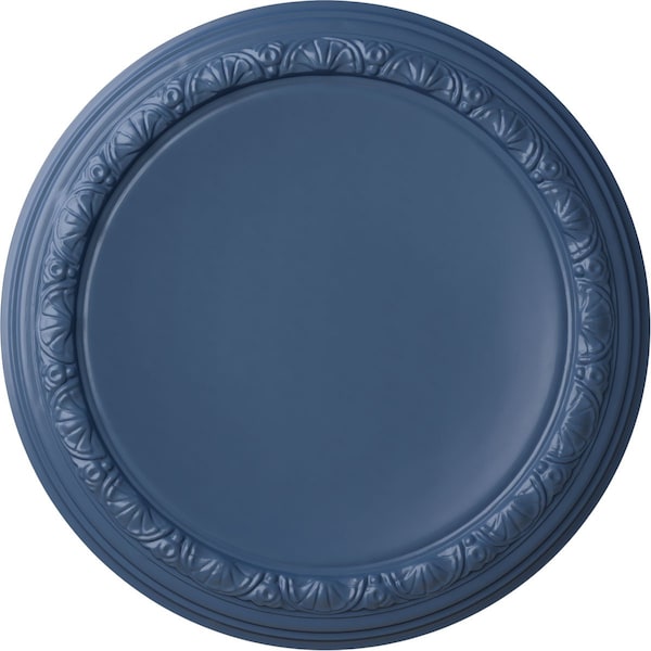 Ekena Millwork Carlsbad Ceiling Medallion (Fits Canopies up to 14 1/4"), Hnd-Painted Americana, 19 1/2"OD x 1 3/4"P CM19CAAMF - main